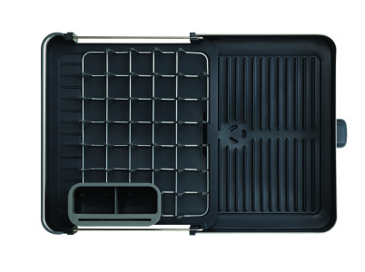 Extend Steel Dish Rack Grey Fackelmann Housewares